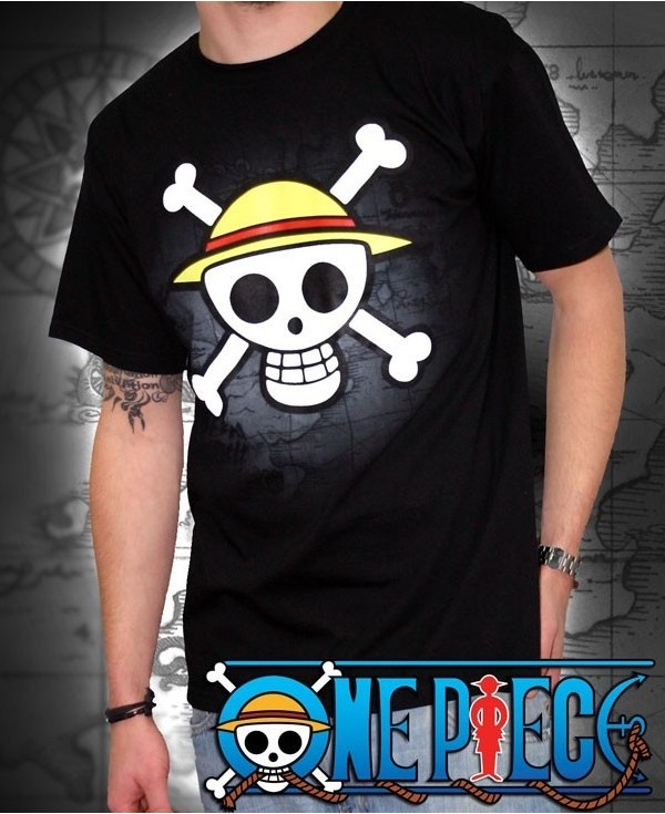 One piece - Tee-shirt étendard de Luffy (Taille M)
