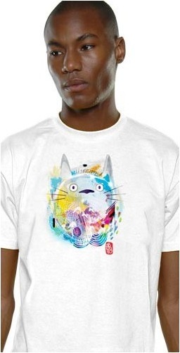Totoro - T-shirt Nekotoro paint  -  TOTORO - GHIBLI