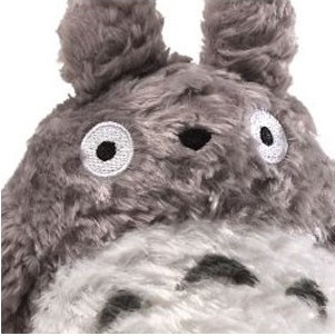 Peluche Totoro big Fluffy - Taille M  -  TOTORO - GHIBLI