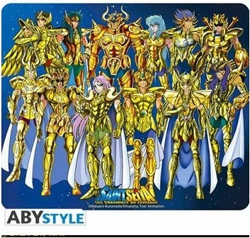 Tapis de souris Saint Seiya des Chevaliers d' Or  - Goodies
