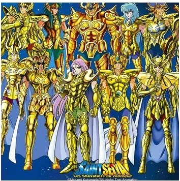 Tapis de souris Saint Seiya des Chevaliers d' Or  - Goodies