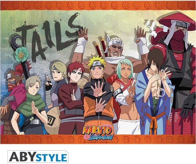 Naruto Shippuden - Poster Naruto Tails Team  - Goodies
