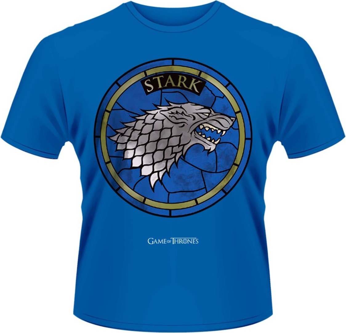 Game of Thrones - T-Shirt maison Stark - Bleu  - CINÉMA & SÉRIES TV