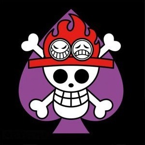 One Piece - T-shirt Ace Spade  - T-Shirts