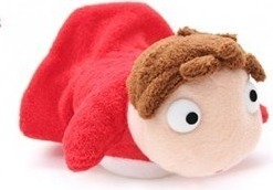 PELUCHE PONYO SUR LA FALAISE  -  TOTORO - GHIBLI