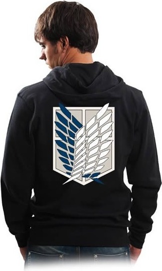 Attack on Titan - Veste noir Bataillon d'exploration  - L'ATTAQUE DES TITANS