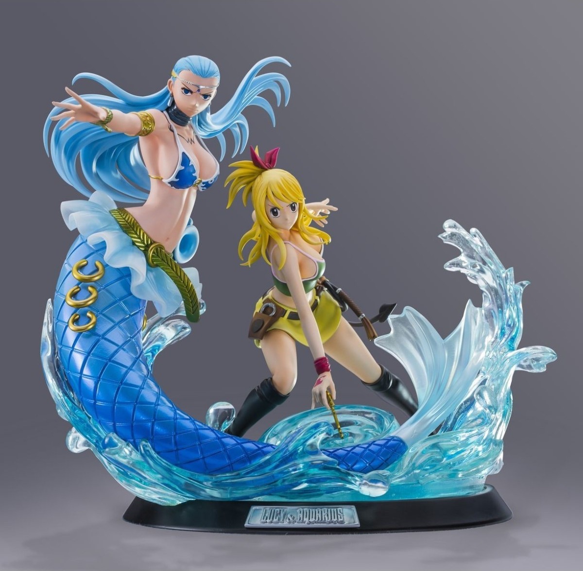 Fairy Tail - Figurine Lucy & Aquarius - HQF Tsume  - Figurines