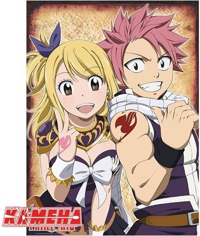 Poster Natsu et Lucy  -  FAIRY TAIL