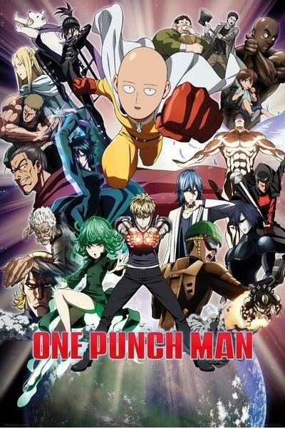 Poster One Punch Man Collage  - POSTERS & AFFICHES