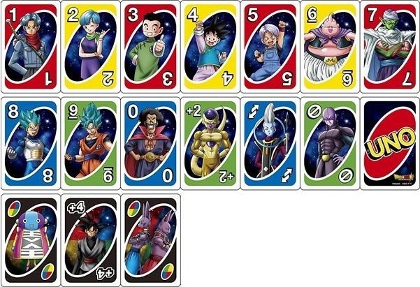 Jeu de Uno Dragon Ball Super  -  DRAGON BALL Z