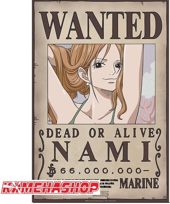 Affiche Wanted Nami - New World Prime  -  ONE PIECE