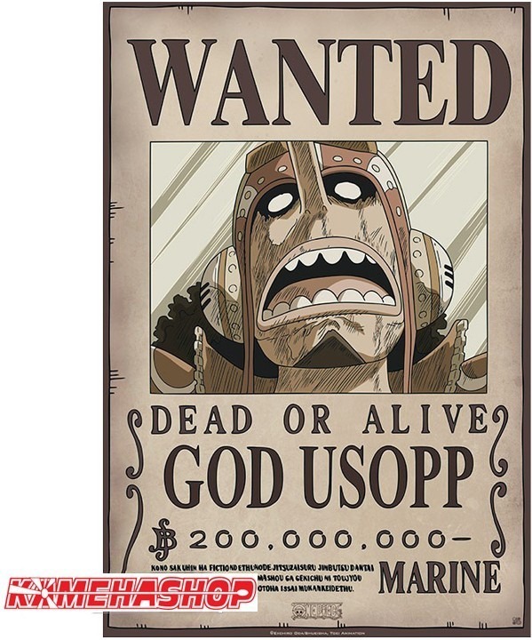 Affiche Wanted Ussop - New World Prime  -  ONE PIECE
