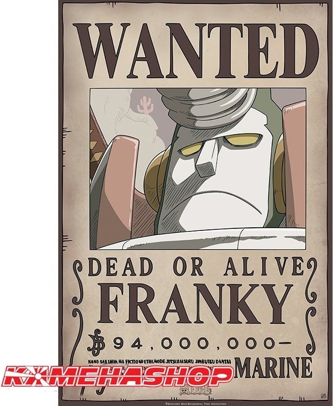 Affiche Wanted Franky - New World Prime  -  ONE PIECE