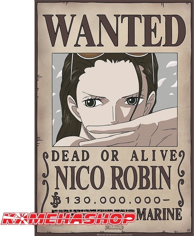 Affiche Wanted Robin - New World Prime  -  ONE PIECE