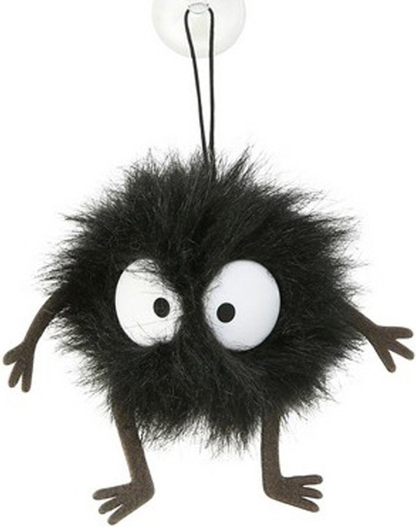 Noiraude Peluche avec Ventouse  -  TOTORO - GHIBLI