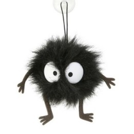 Noiraude Peluche avec Ventouse  -  TOTORO - GHIBLI