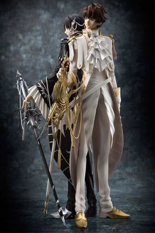 Figurines Lelouch et Suzaku Clamp Works  - ARTICLES FIGURINES STOCK EPUISE