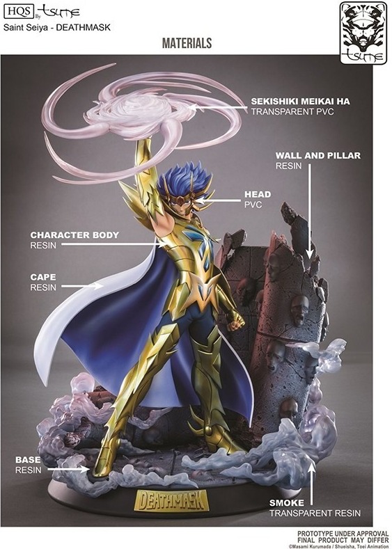 Saint Seiya - Death Mask HQS - Tsume  -  SAINT SEIYA