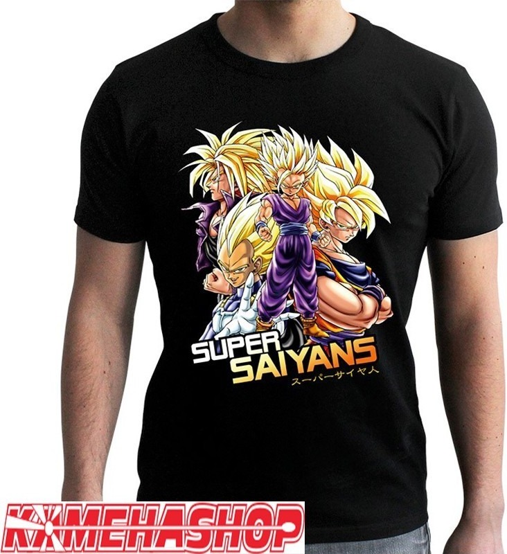 Dragon Ball Z - T-shirt Super Saiyans  -  DRAGON BALL Z