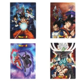 Lot de 4 Cahiers Dragon Ball Super  - FOURNITURES SCOLAIRES