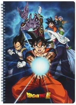 Dragon Ball Super - Cahier Spirale 240P model A  - FOURNITURES SCOLAIRES