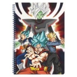 Dragon Ball Super - Cahier Spirale 240P model C  - FOURNITURES SCOLAIRES