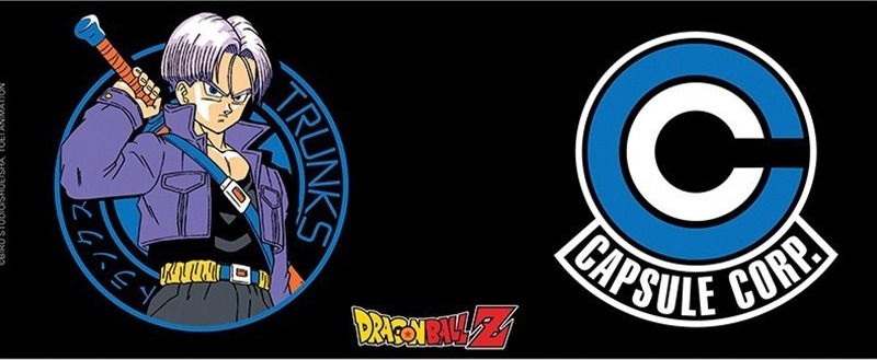 Dragon Ball Z - Mug Capsule Corp & Trunks  -  DRAGON BALL Z