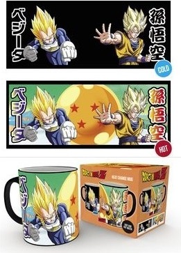 Mug Thermo-réactif Vegeta vs Goku  -  DRAGON BALL Z