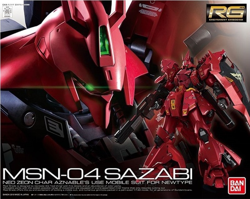 Gundam Sazabi RG  -  GUNDAM