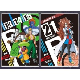 Set 2 Portes Document Android Ruban Rouge & Android 21  -  DRAGON BALL Z