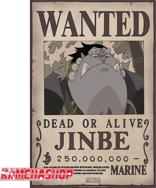 Affiche Wanted Jinbe  - Posters & Affiches