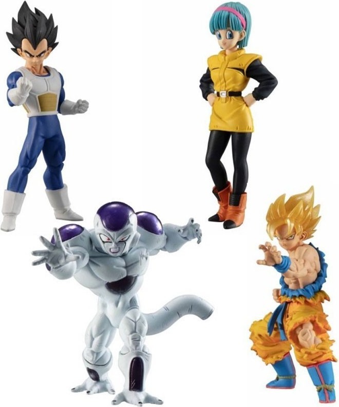 Collection 4 Figurines DBZ HG Gekijouban  - Figurines DBZ