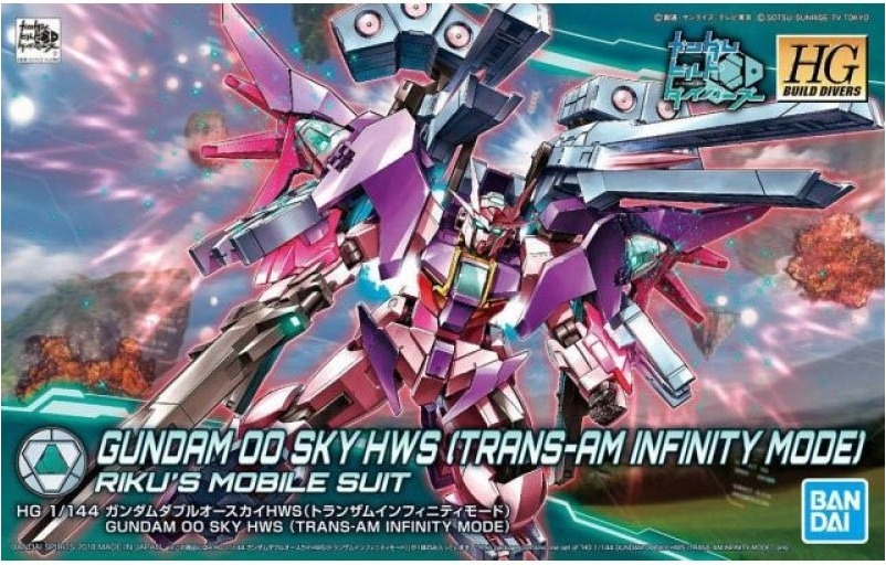 Gundam 00 Sky HWS Trans AM HGBD  -  GUNDAM