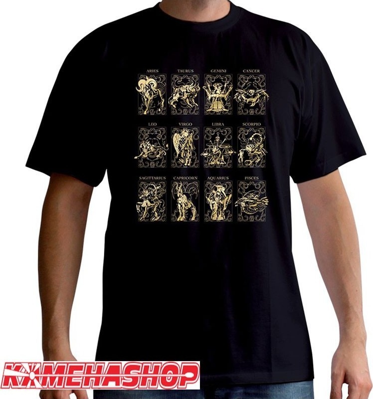 Saint Seiya - T-shirt des 12 Armures d'Or  -  SAINT SEIYA