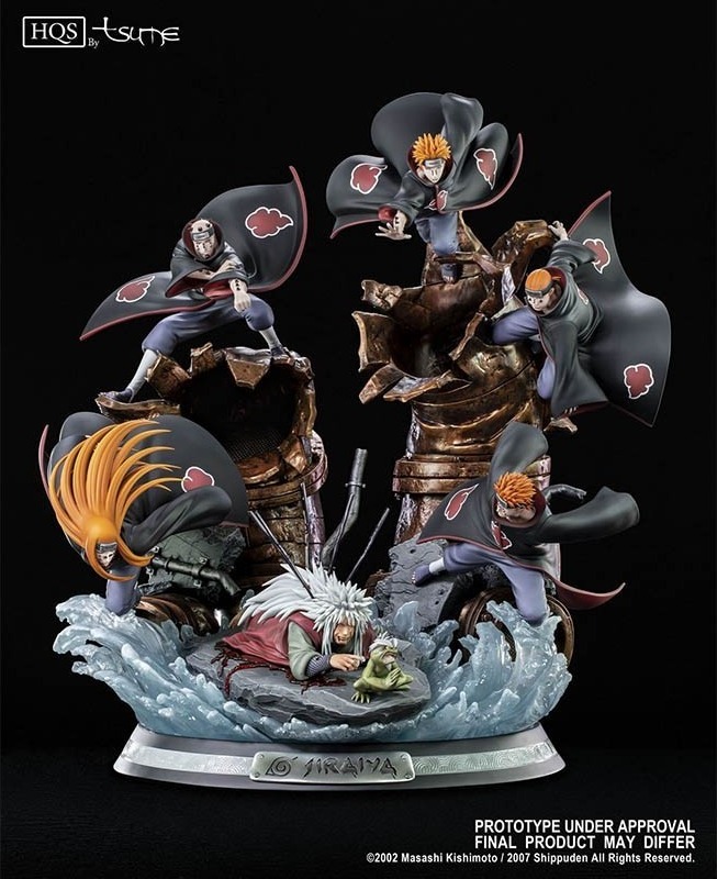 Naruto - Statuette Jiraiya One Last Heart Beat HQS Tsume  -  NARUTO