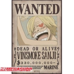 Affiche wanted Sanji - New world prime  -  ONE PIECE