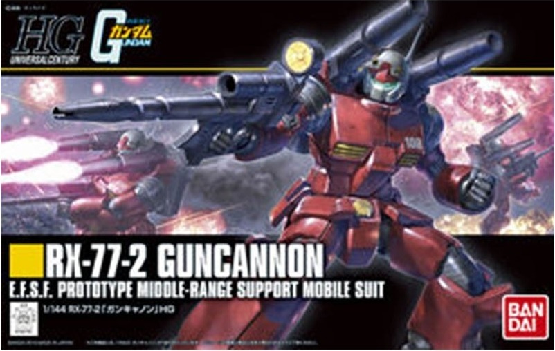 Gundam RX-77-2 Guncannon HG  -  GUNDAM