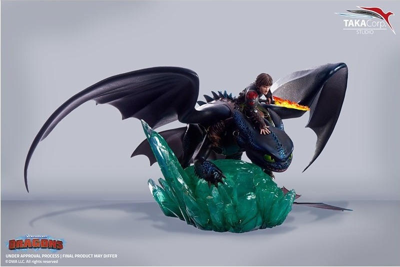 Dragons Krokmou et Harold - Taka Corp Studio  -  PRE COMMANDE
