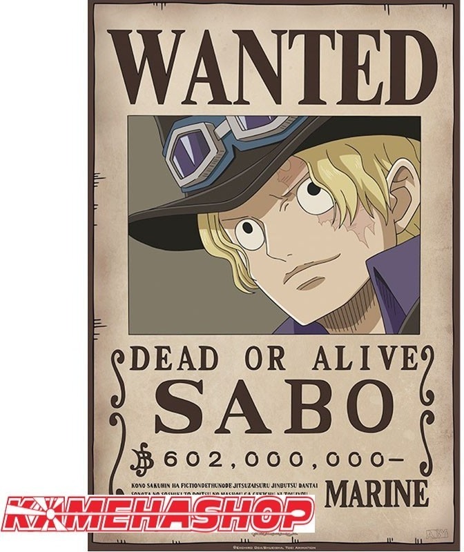 Affiche Wanted Sabo  -  ONE PIECE
