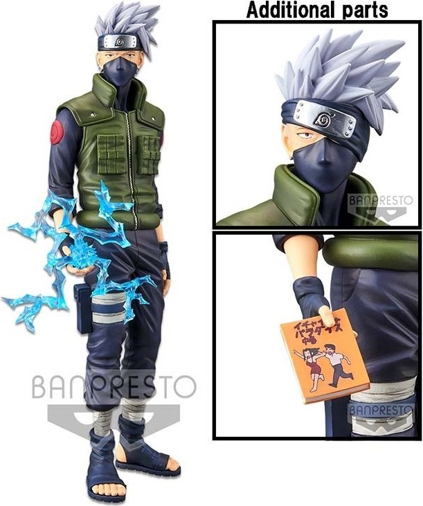Naruto - Figurine Kakashi Grandista Nero  -  NARUTO