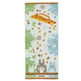 Mon Voisin totoro - Serviette Totoro et Chat-bus  -  TOTORO - GHIBLI