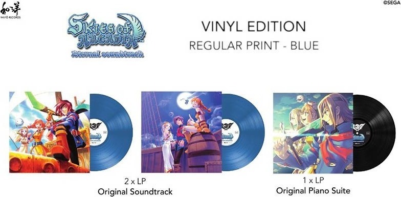 Skies of Arcadia OST Disque Vinyle 3LP  - VINYLE MANGA & JEUX VIDEO
