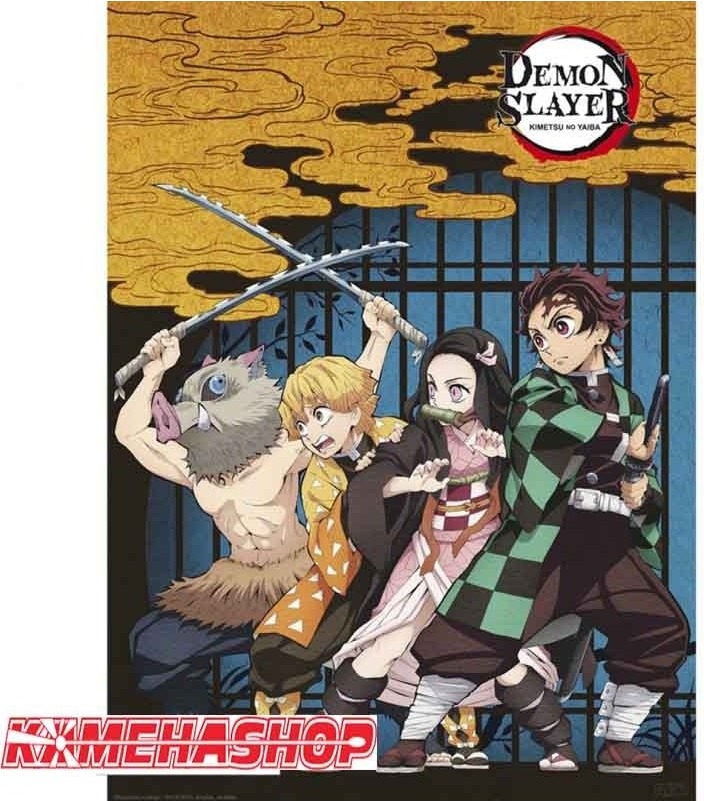 Demon Slayer - Poster Groupe  - POSTERS & AFFICHES