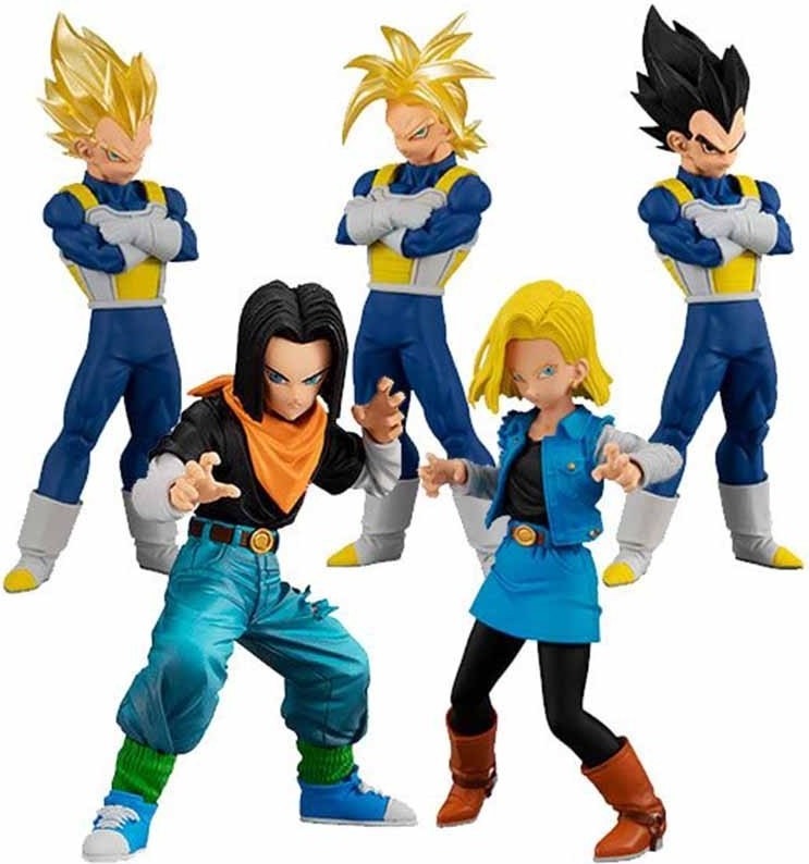 Dragon Ball Z - Set de 5 Gashapon HG 08  -  DRAGON BALL Z