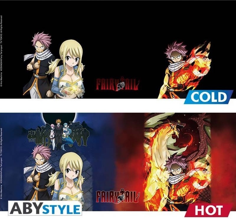 Fairy Tail - Mug Thermo-Récatif Natsu & Lucy  -  FAIRY TAIL