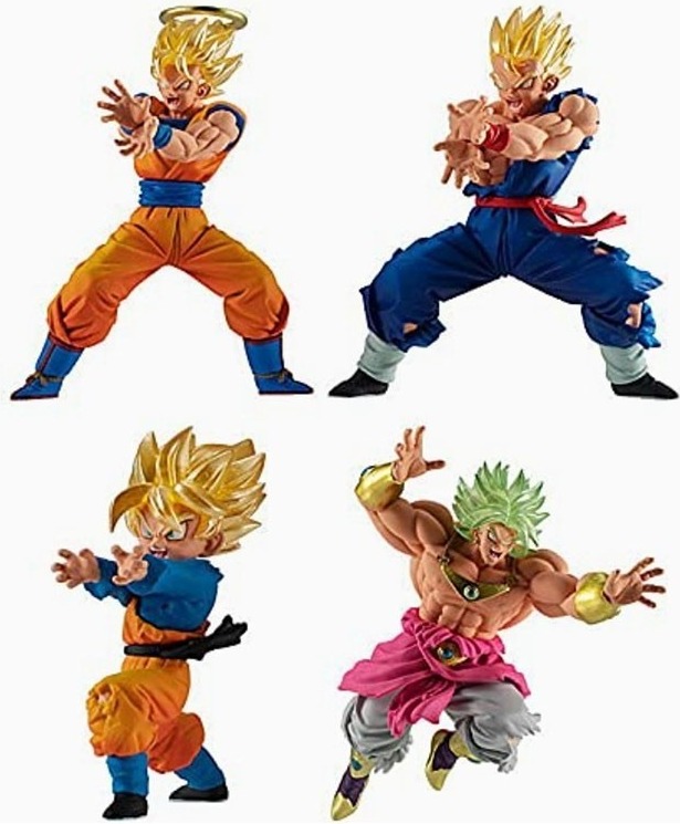 Dragon Ball Z - Set de 4 Gashapon  -  DRAGON BALL Z