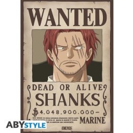 One Piece - Affiche Wanted Shanks  -  ONE PIECE