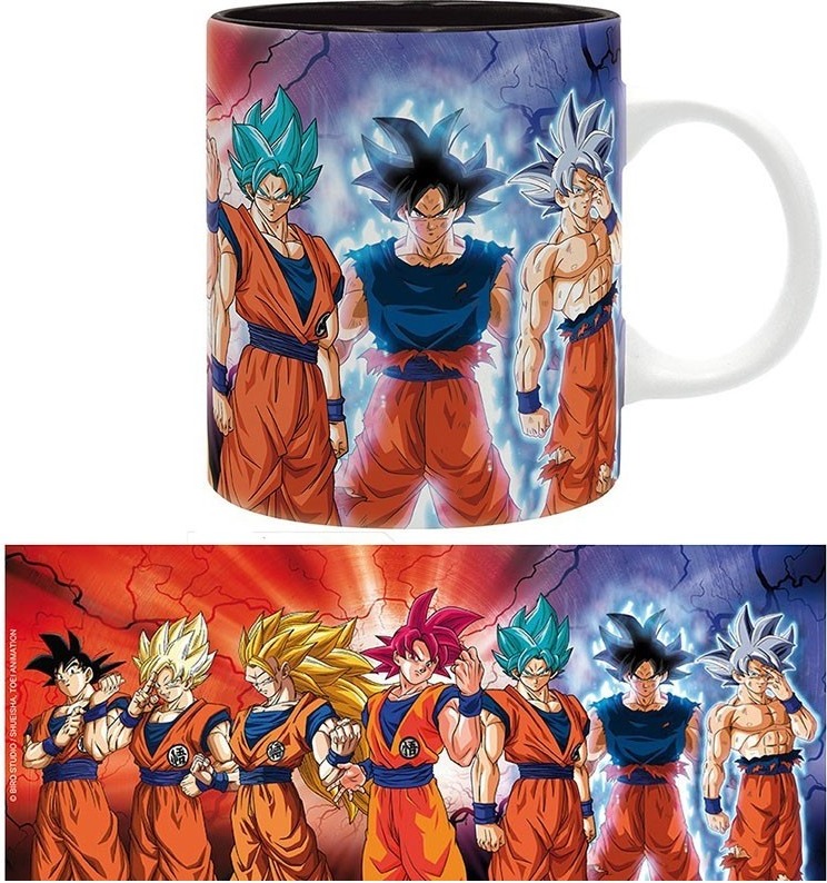 Dragon Ball Super - Mug Son Goku Transformations  -  DRAGON BALL Z