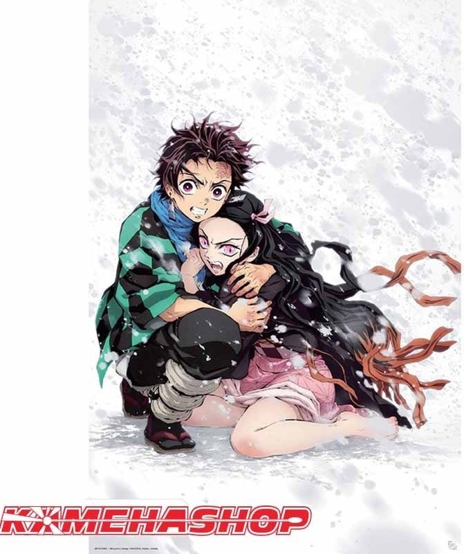 Demon Slayer - Poster grand format Tanjiro et Nezuko  - POSTERS & AFFICHES