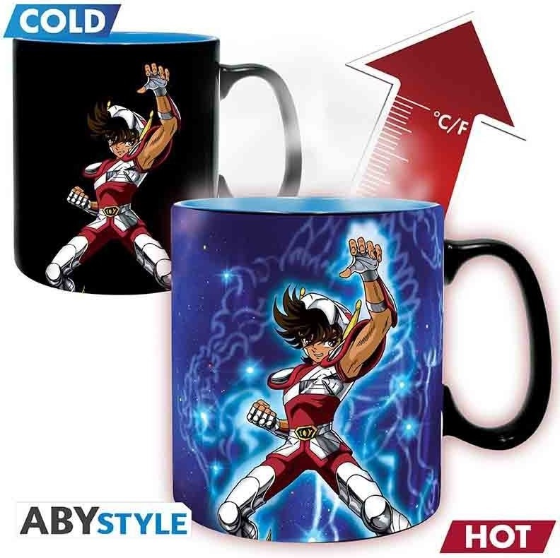 Saint Seiya - Mug Thermo-Récatif Pegasus vs Pope  -  SAINT SEIYA